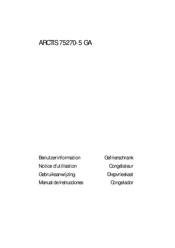 Mode d'emploi AEG-ELECTROLUX A75270GA5