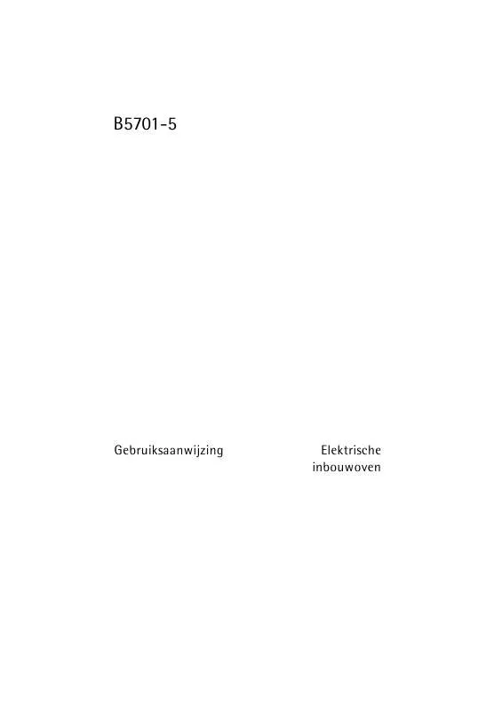 Mode d'emploi AEG-ELECTROLUX B5701-5-A EU R08