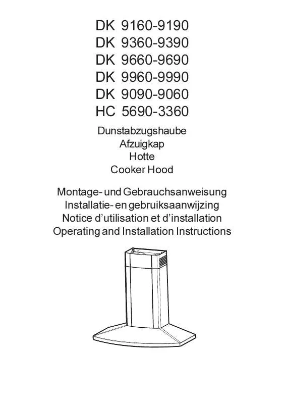 Mode d'emploi AEG-ELECTROLUX DK9660-AD9