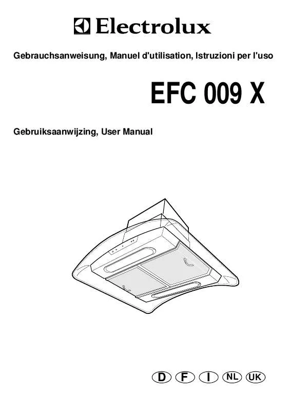Mode d'emploi AEG-ELECTROLUX EFC009X/CH