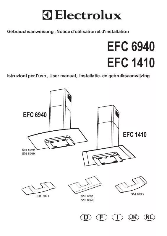 Mode d'emploi AEG-ELECTROLUX EFC1410X/EU