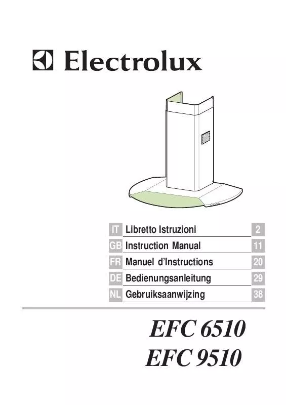 Mode d'emploi AEG-ELECTROLUX EFC6510XCH