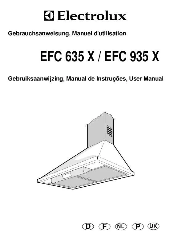 Mode d'emploi AEG-ELECTROLUX EFC935W