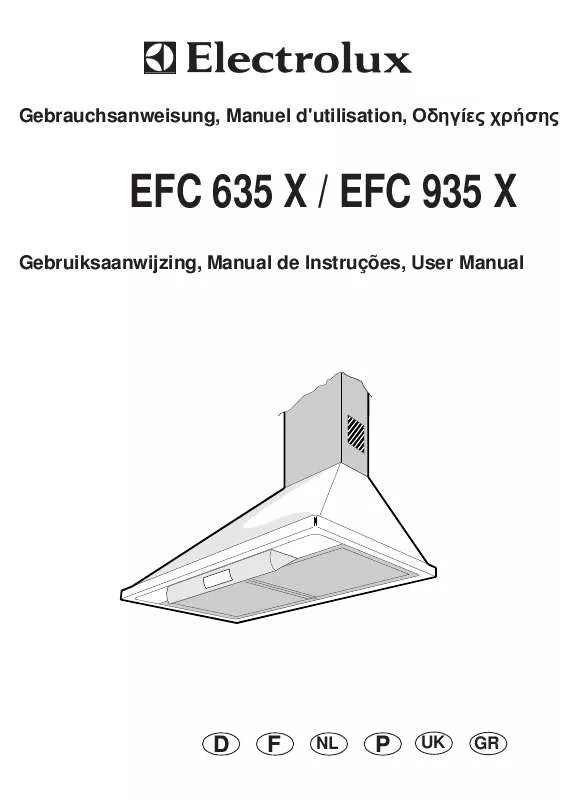 Mode d'emploi AEG-ELECTROLUX EFC935X