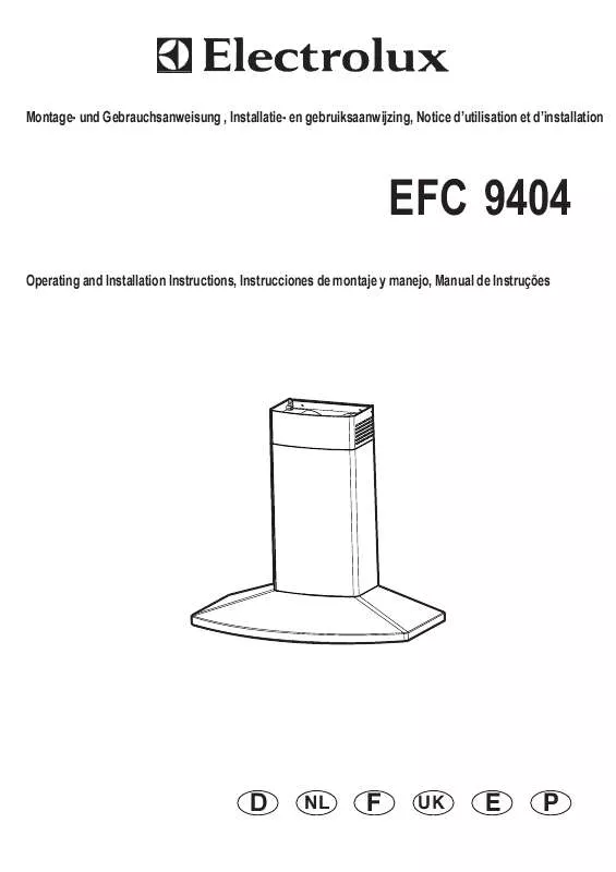 Mode d'emploi AEG-ELECTROLUX EFC9404X