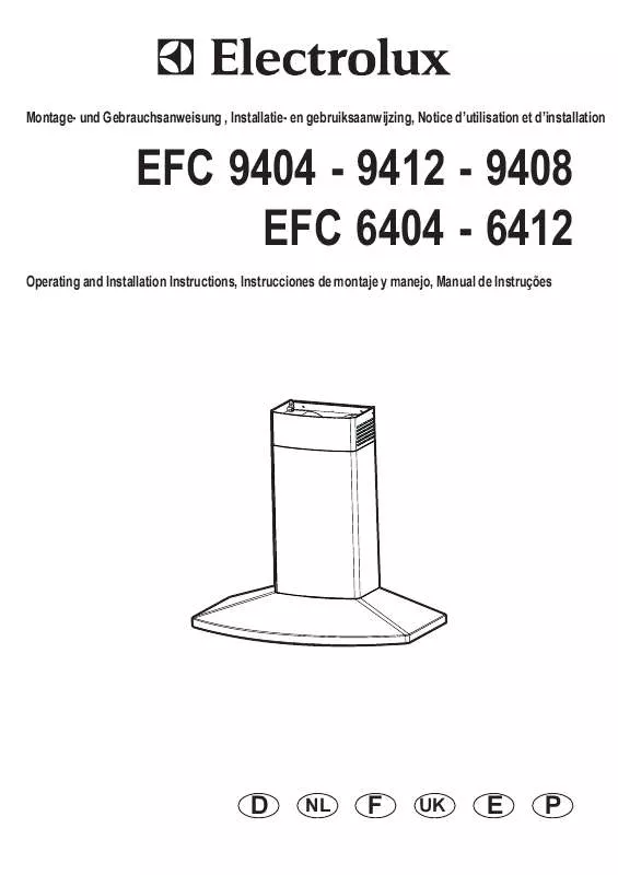 Mode d'emploi AEG-ELECTROLUX EFC9412X