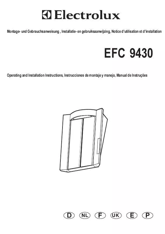 Mode d'emploi AEG-ELECTROLUX EFC9430X