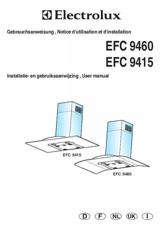 Mode d'emploi AEG-ELECTROLUX EFC9460X