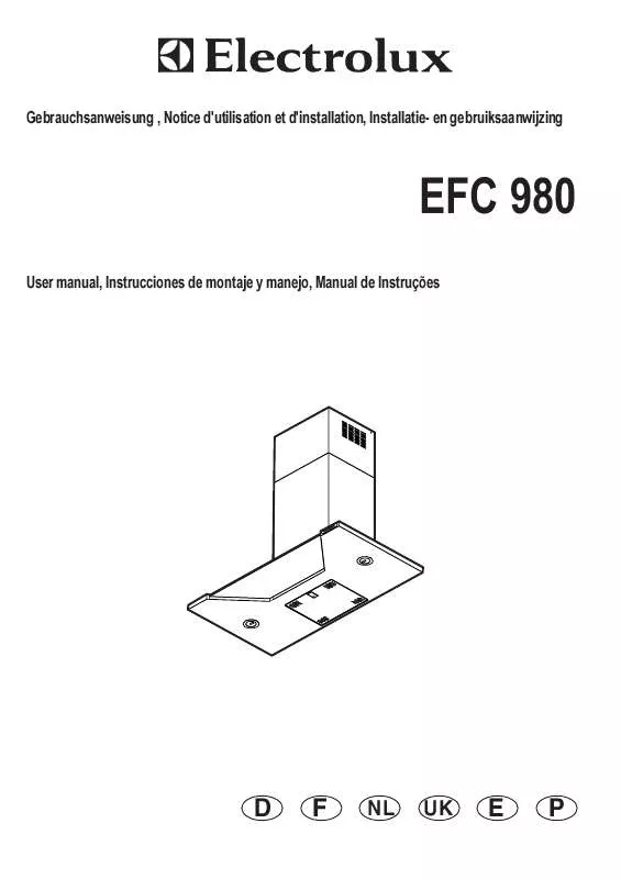 Mode d'emploi AEG-ELECTROLUX EFC980X/GB