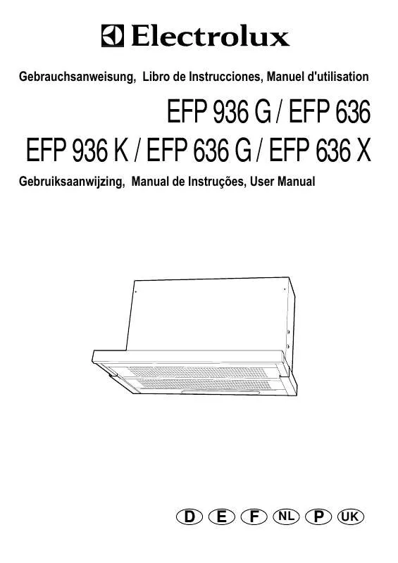 Mode d'emploi AEG-ELECTROLUX EFP636CH