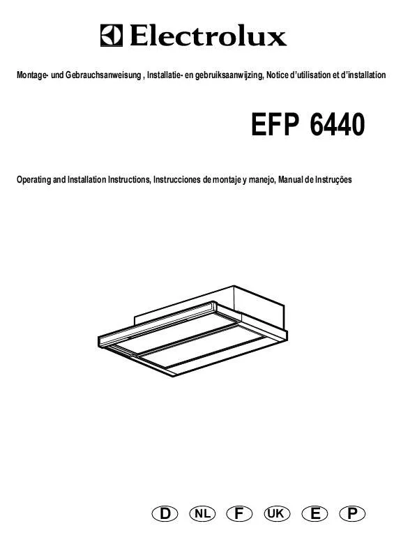 Mode d'emploi AEG-ELECTROLUX EFP6440X