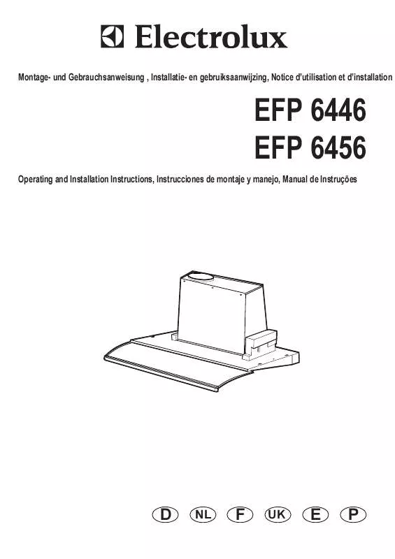 Mode d'emploi AEG-ELECTROLUX EFP6456U/S