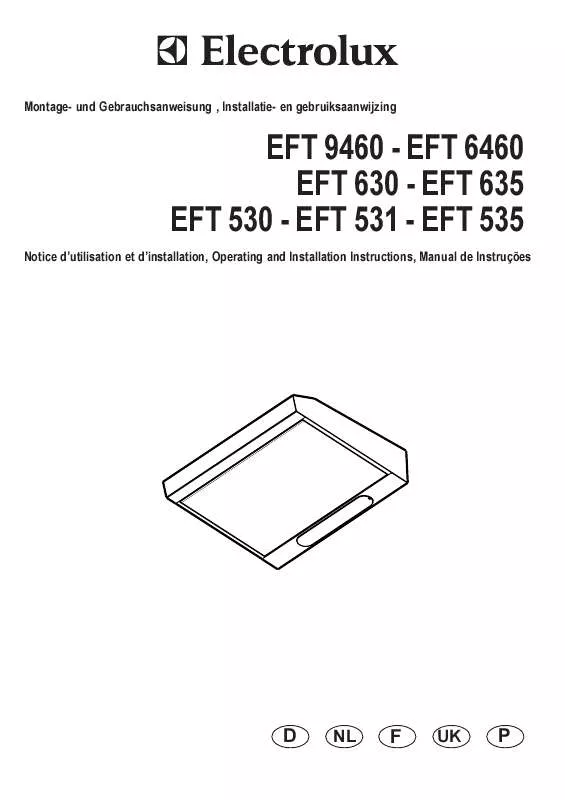 Mode d'emploi AEG-ELECTROLUX EFT9460