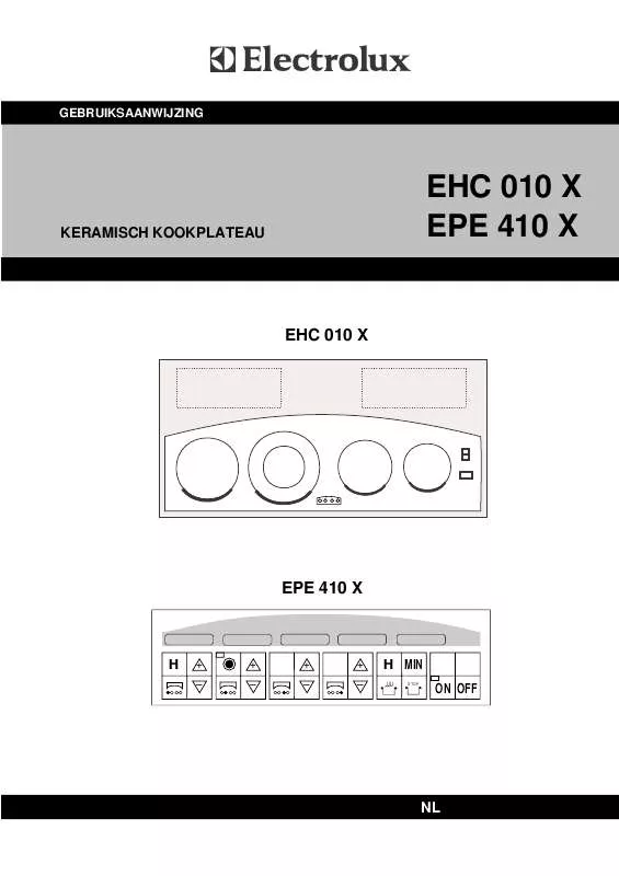 Mode d'emploi AEG-ELECTROLUX EHC010X