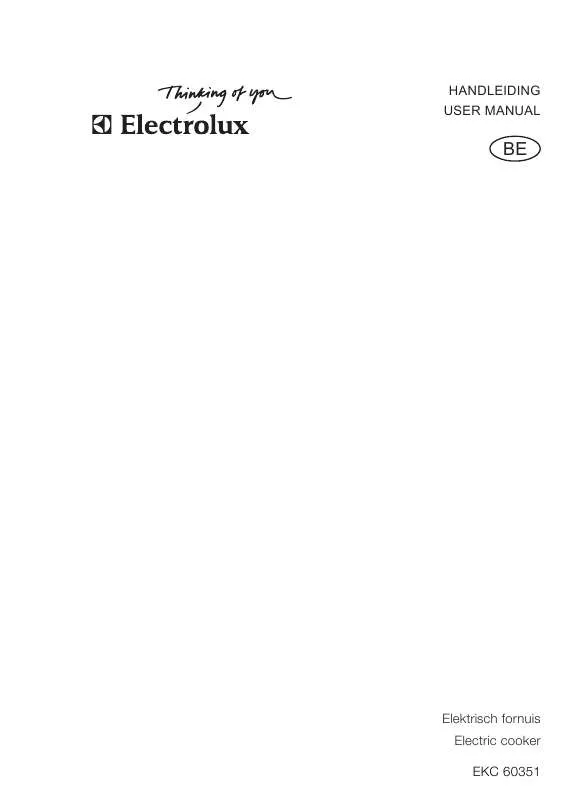 Mode d'emploi AEG-ELECTROLUX EKC60351