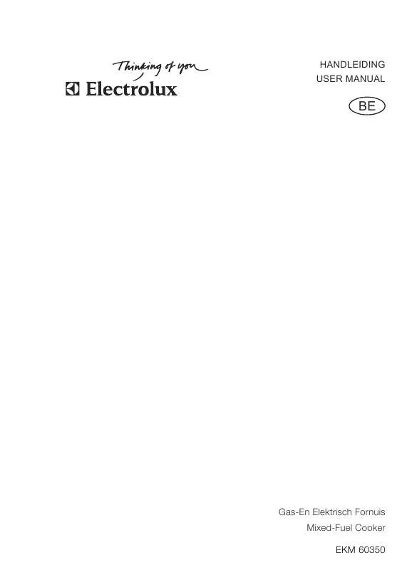 Mode d'emploi AEG-ELECTROLUX EKM60350
