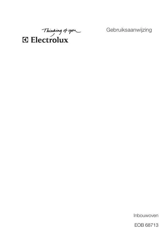 Mode d'emploi AEG-ELECTROLUX EOB68713X
