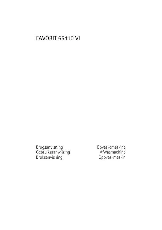 Mode d'emploi AEG-ELECTROLUX F65410VI