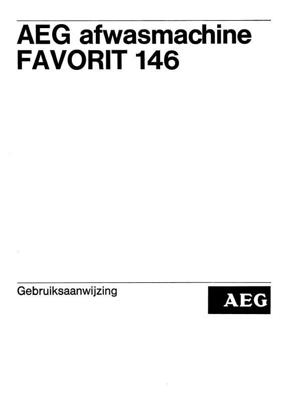 Mode d'emploi AEG-ELECTROLUX FAV146SGA