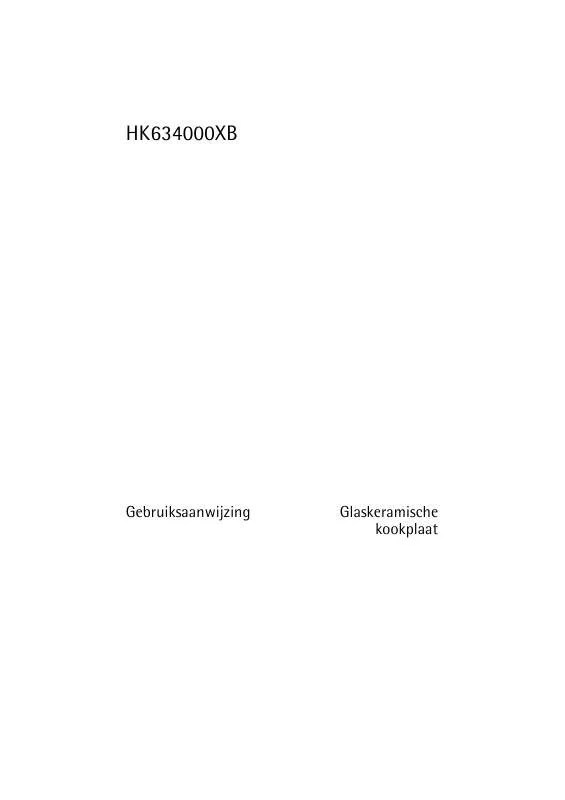 Mode d'emploi AEG-ELECTROLUX HK634000XB