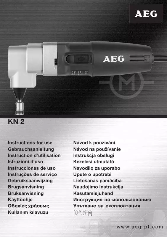 Mode d'emploi AEG-ELECTROLUX KN 2