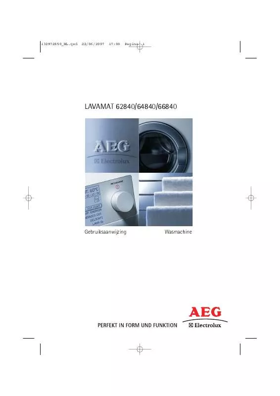 Mode d'emploi AEG-ELECTROLUX L66840