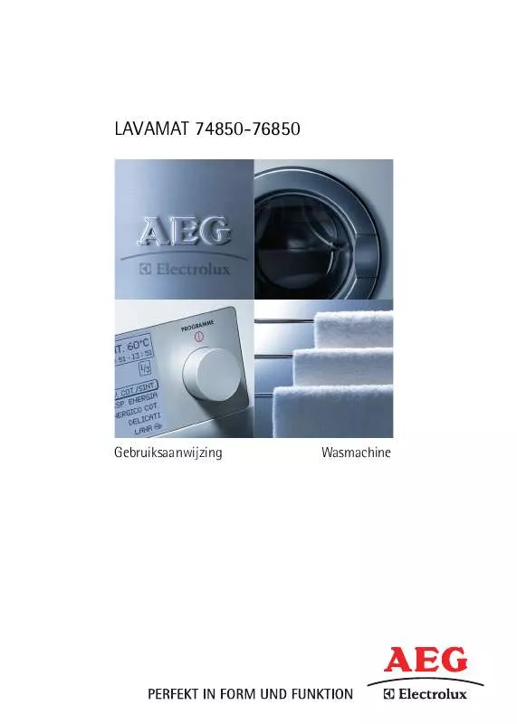 Mode d'emploi AEG-ELECTROLUX L76850