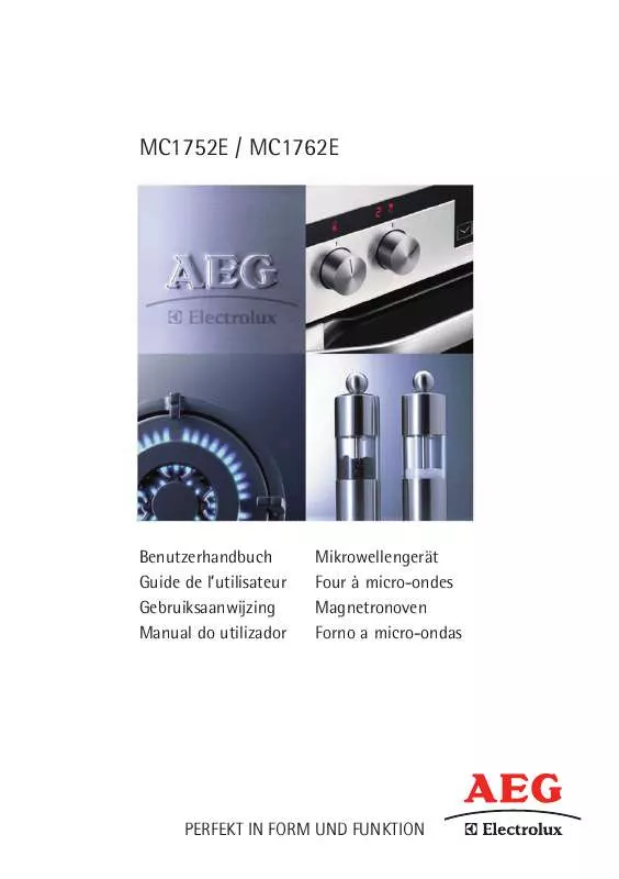 Mode d'emploi AEG-ELECTROLUX MC1762E-M