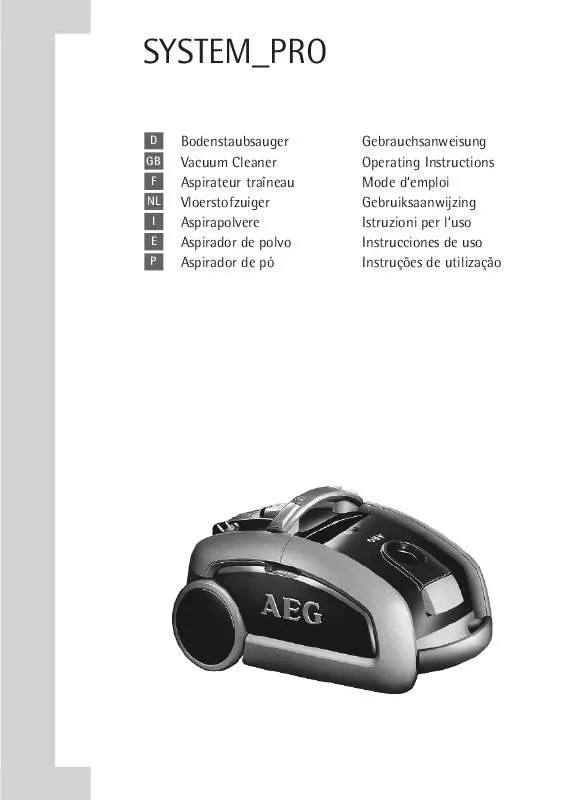Mode d'emploi AEG-ELECTROLUX P5 ULTRA