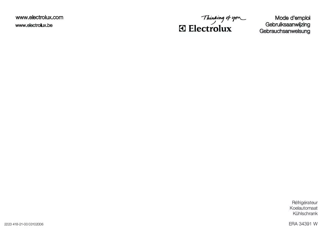 Mode d'emploi AEG-ELECTROLUX RF3355 !FS=WH-5>ELU: