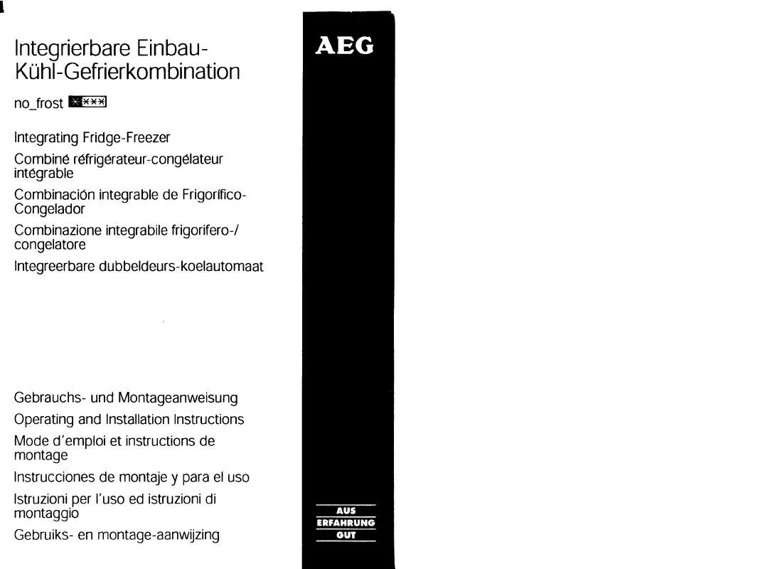 Mode d'emploi AEG-ELECTROLUX S3092-4IUPTO