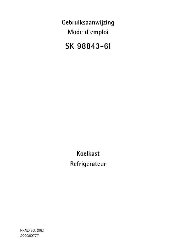 Mode d'emploi AEG-ELECTROLUX SK98843-6I