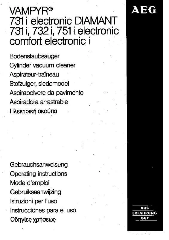 Mode d'emploi AEG-ELECTROLUX VAMPYR731I