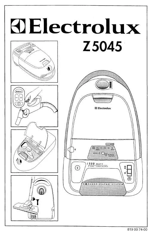 Mode d'emploi AEG-ELECTROLUX Z5045