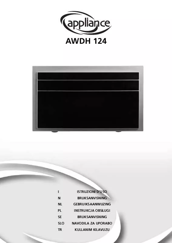 Mode d'emploi APPLIANCE AWDH 124