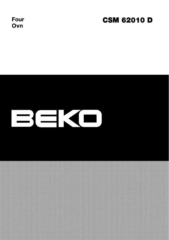 Mode d'emploi BEKO CSM 62010 DW