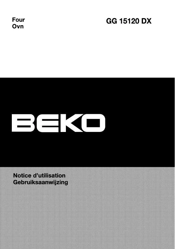 Mode d'emploi BEKO GG 15120 DX PR