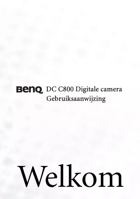 Mode d'emploi BENQ DC C800