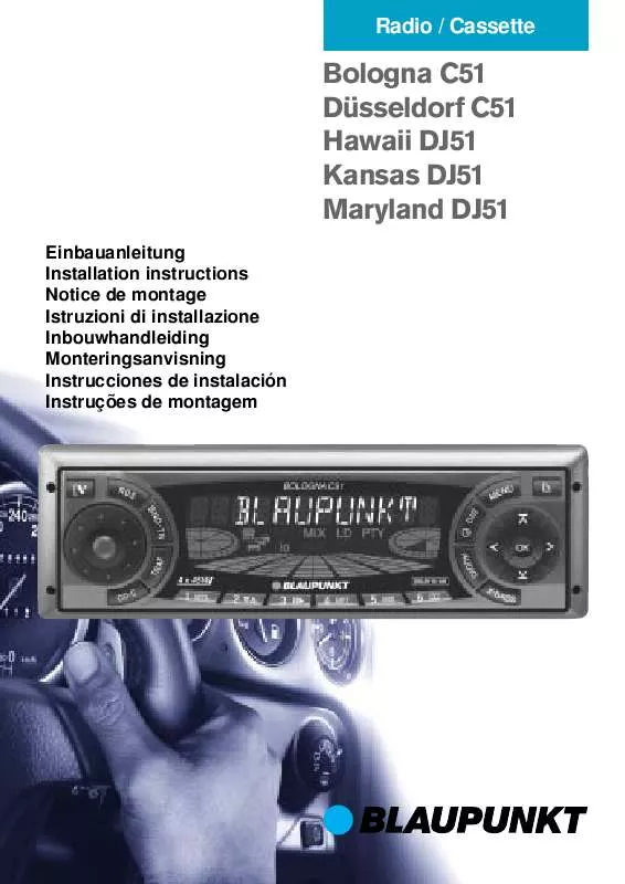 Mode d'emploi BLAUPUNKT HAWAII DJ51