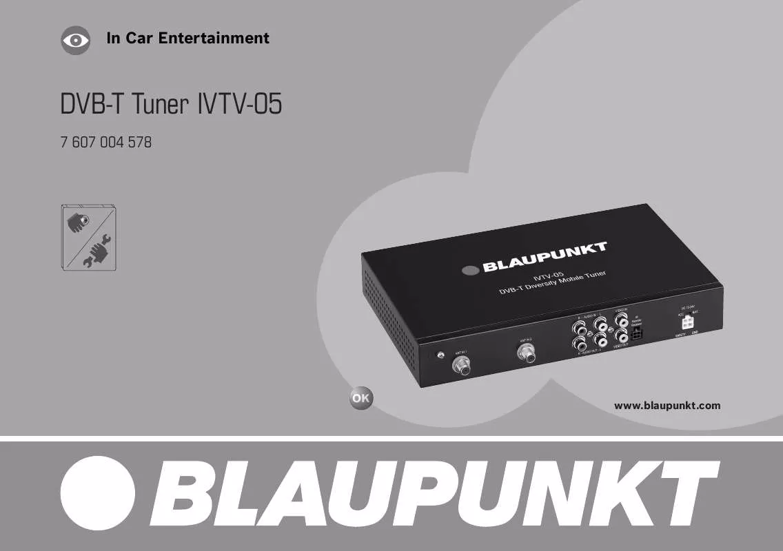 Mode d'emploi BLAUPUNKT IVTV-05 LF