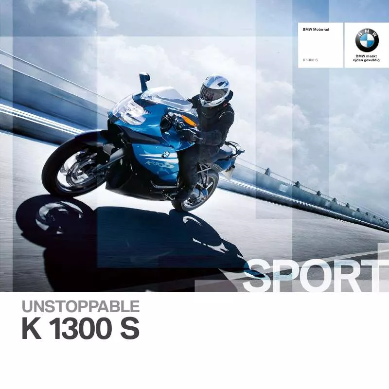 Mode d'emploi BMW K 1300 S