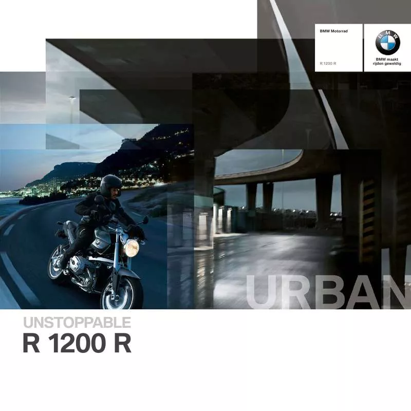 Mode d'emploi BMW R 1200 R