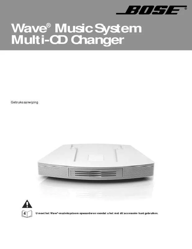 Mode d'emploi BOSE MUSIC SYSTEM MULTI-CD CHANGER