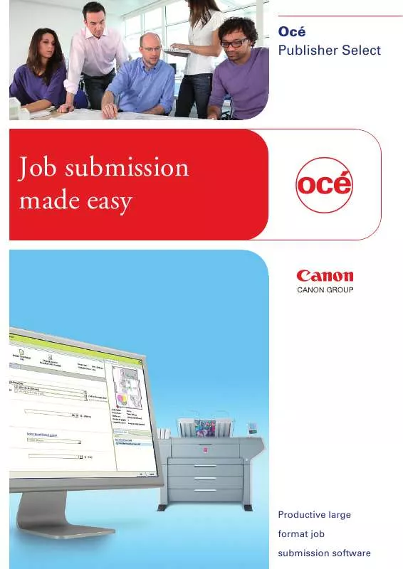 Mode d'emploi CANON OCE PUBLISHER SELECT