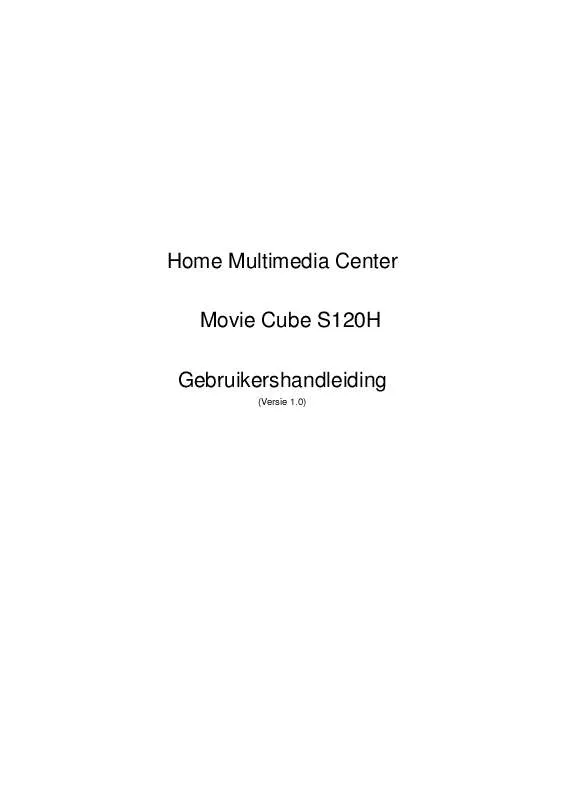 Mode d'emploi EMTEC MOVIE CUBE HDD MULTIMEDIA SPELER S120H