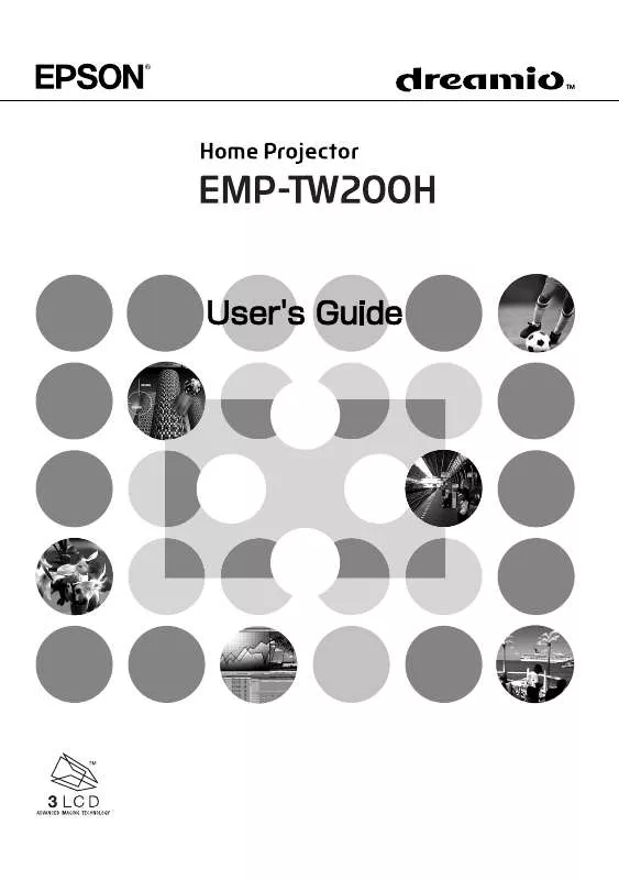Mode d'emploi EPSON EMP-TW200