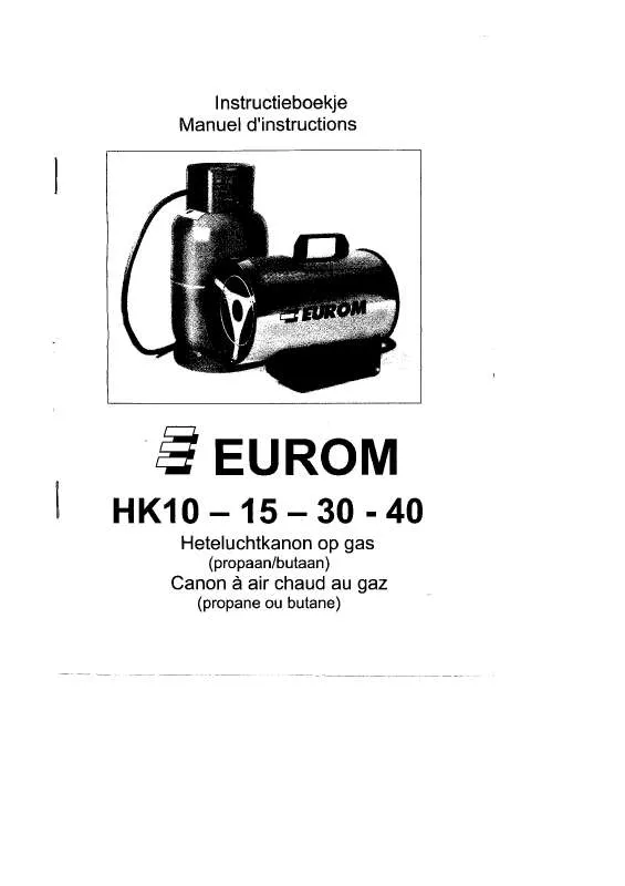 Mode d'emploi EUROMAC HK10