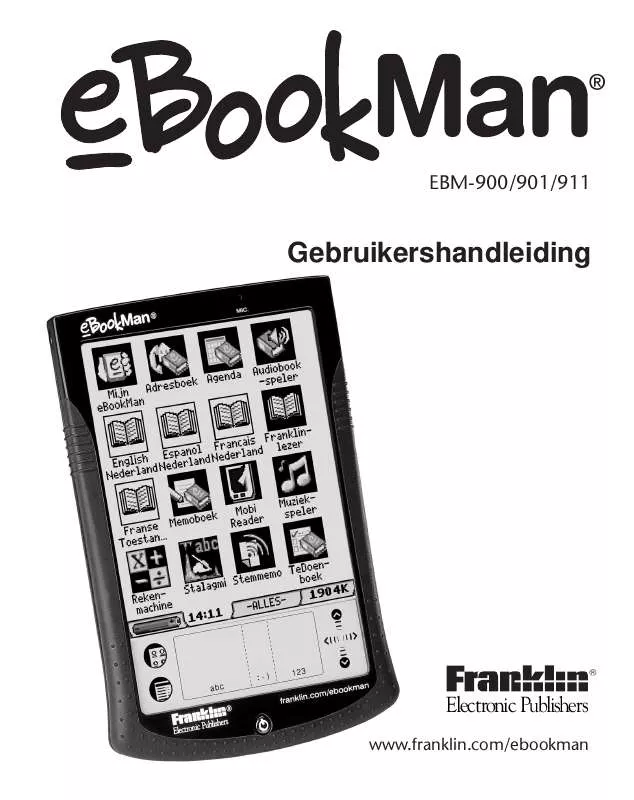 Mode d'emploi FRANKLIN EBM-911