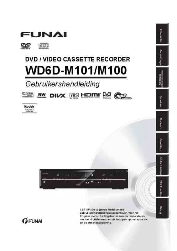 Mode d'emploi FUNAI WD6D-M101
