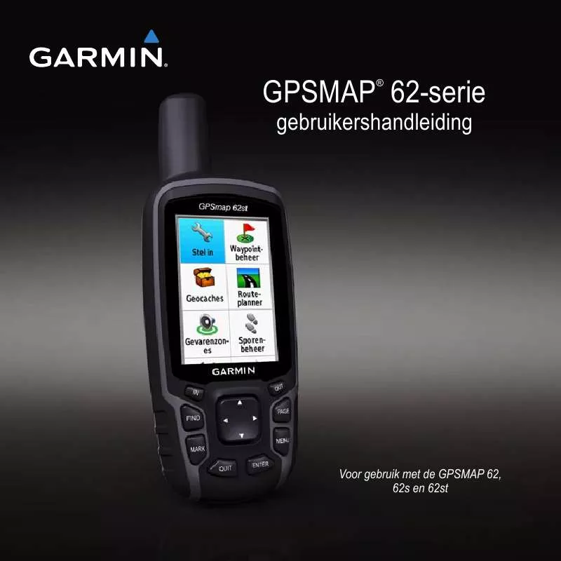 Mode d'emploi GARMIN GPSMAP 62